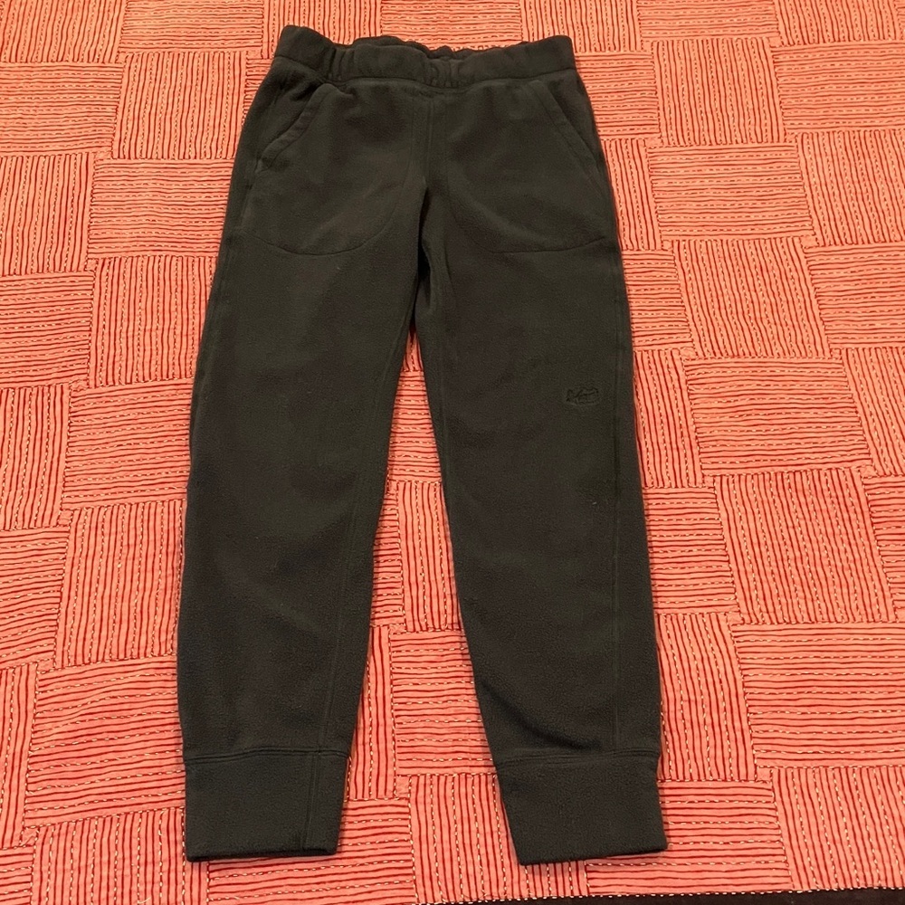 REI fleece pants Kids 10 - 12 years grey warm fuzzy Pants